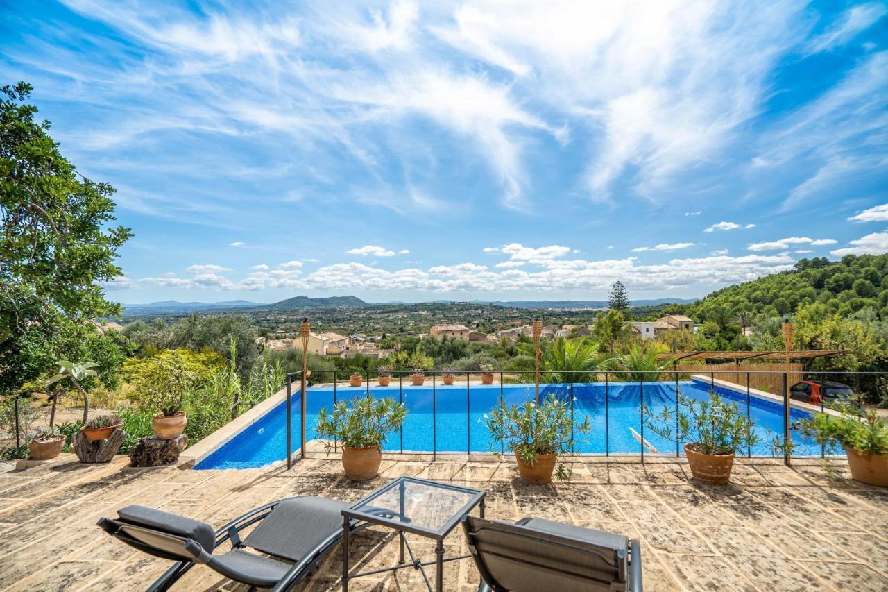 Can Pulit - Finca Romantica Para 2 Con Piscina Y Vistas En Selva  Zewnętrze zdjęcie